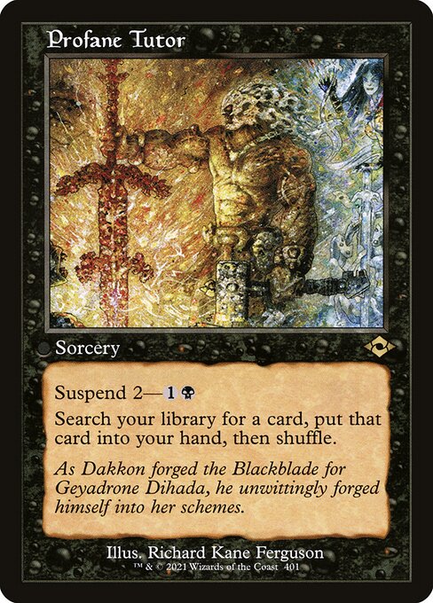 Profane Tutor (V.1) XMH2-401 Rare Englisch