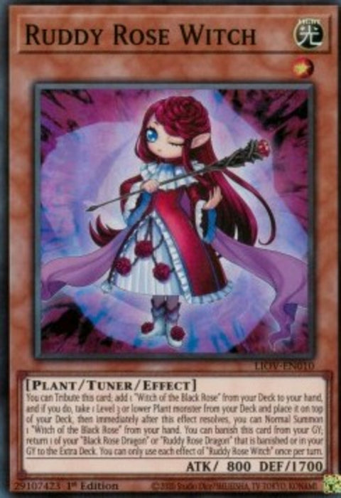 Ruddy Rose Witch LIOV-EN010 Super Rare Englisch