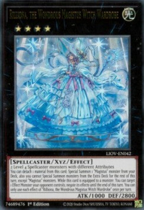 Rilliona, the Wondrous Magistus Witch Wardrobe LIOV-EN042 Ultra Rare Englisch