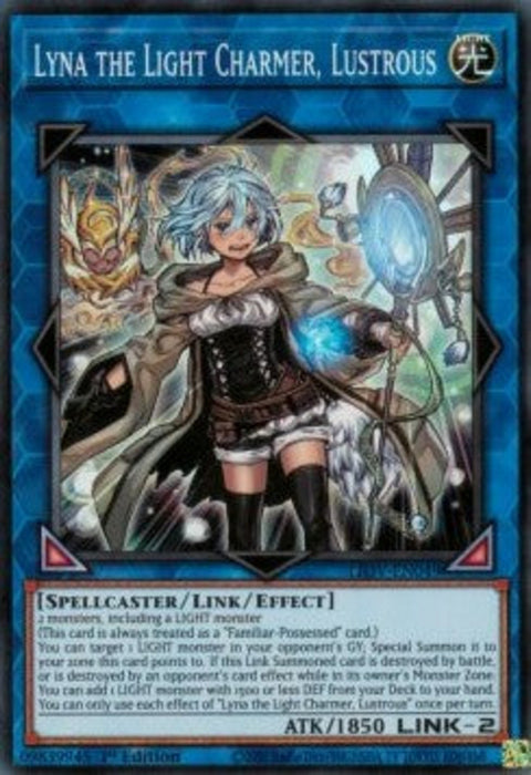 Lyna the Light Charmer, Lustrous (V.1) LIOV-EN049 Super Rare Englisch