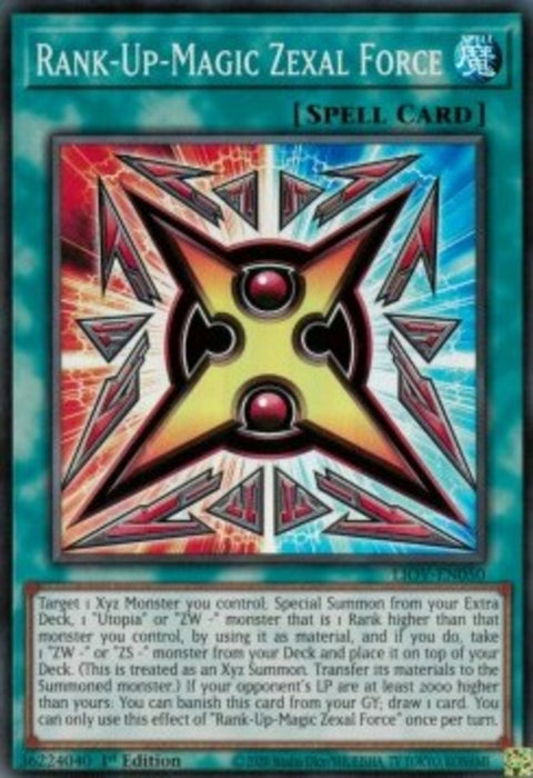 Rank-Up-Magic Zexal Force LIOV-EN050 Super Rare Englisch