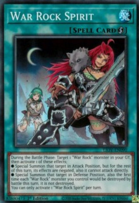War Rock Spirit LIOV-EN090 Super Rare Englisch