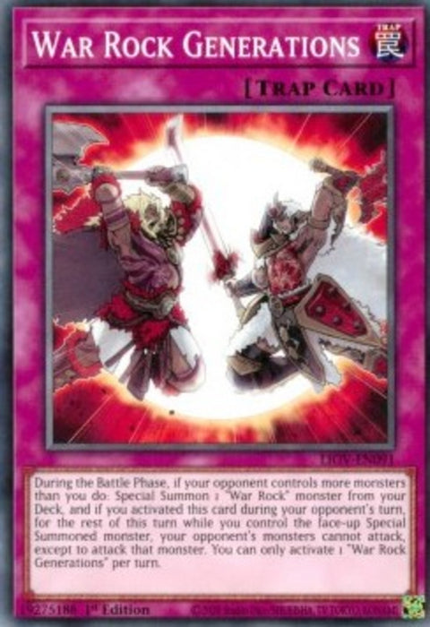 War Rock Generations LIOV-EN091 Common Englisch