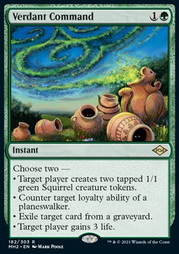 Verdant Command MH2-182 Rare Englisch