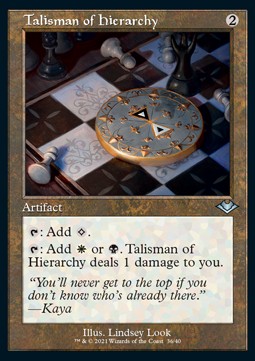 Talisman of Hierarchy (V.1) RMH2-36 Uncommon Englisch