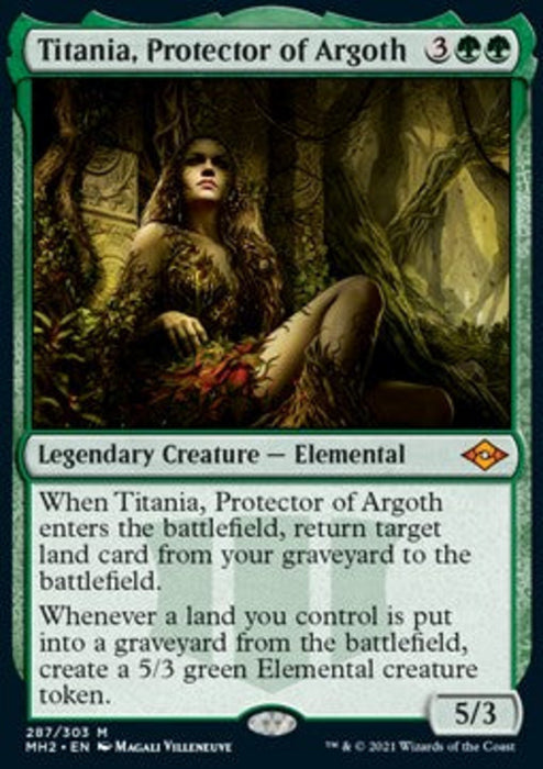 Titania, Protector of Argoth (V.1) MH2-287 Mythic Englisch