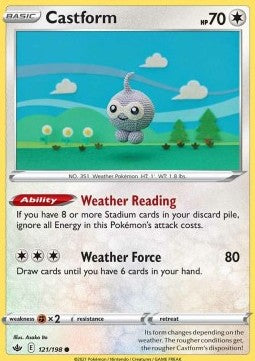 Castform CRE-121 Common Englisch