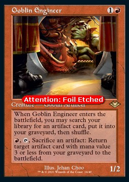 Goblin Engineer (V.2) RMH2-16 Rare Englisch