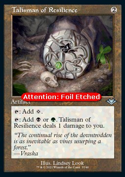 Talisman of Resilience (V.2) RMH2-37 Uncommon Englisch