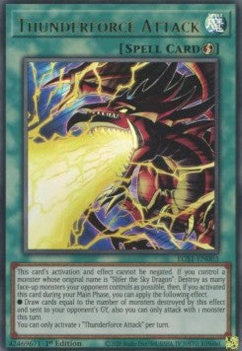 Thunderforce Attack EGS1-EN003 Ultra Rare Englisch