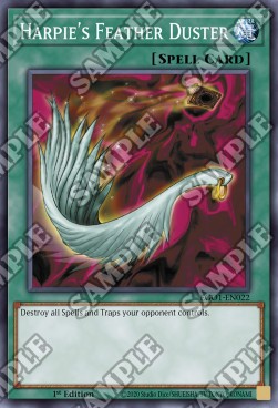 Harpie's Feather Duster EGO1-EN022 Super Rare Englisch