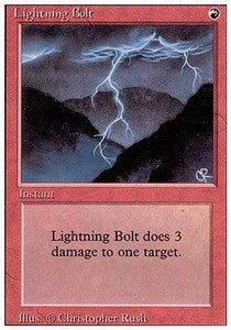 Lightning Bolt 3ED- Common Englisch