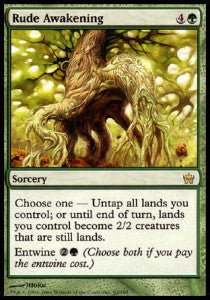 Rude Awakening 5DN-92 Rare Englisch