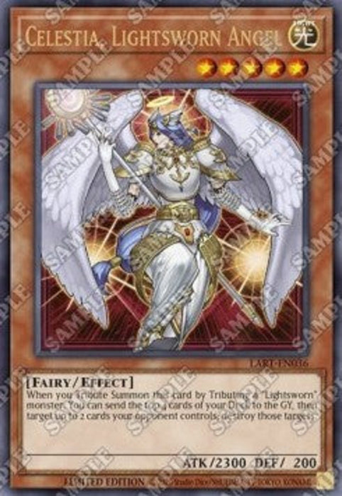 Celestia, Lightsworn Angel LART-EN036 Ultra Rare Englisch
