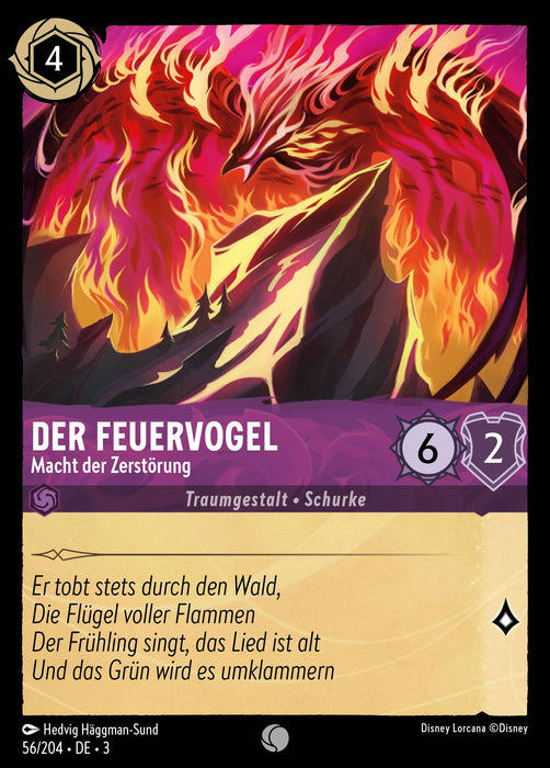 Der Feuervogel - Macht der Zerstörung 3INK-056 Common Deutsch
