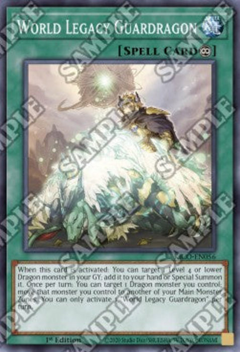 World Legacy Guardragon KICO-EN056 Super Rare Englisch