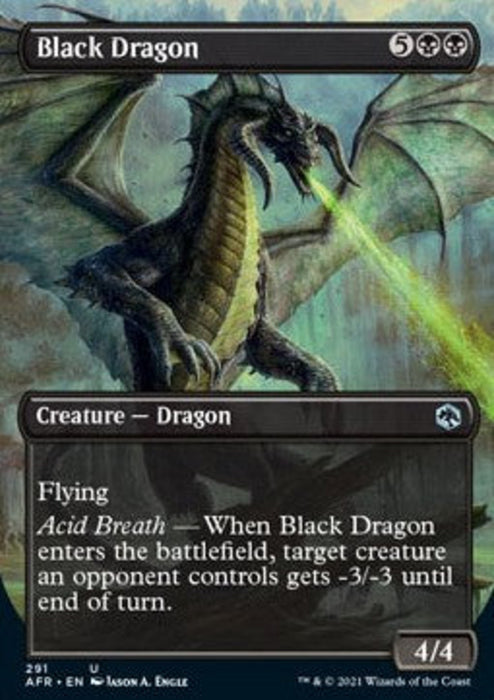 Black Dragon XAFR-291 Uncommon Englisch