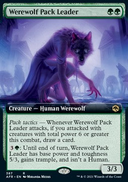 Werwolf-Rudelführerin XAFR-387 Rare Deutsch