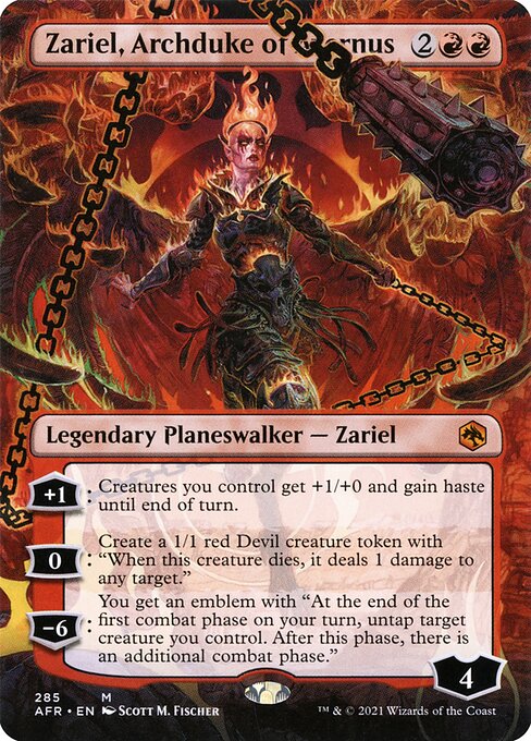 Zariel, Archduke of Avernus XAFR-285 Mythic Englisch