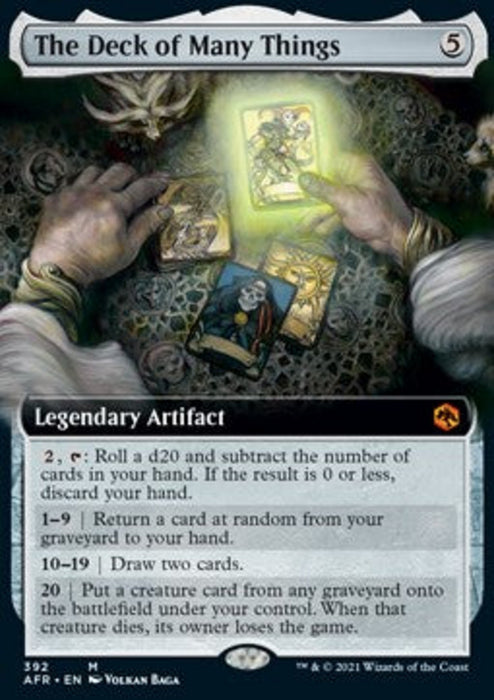 The Deck of Many Things XAFR-392 Mythic Englisch