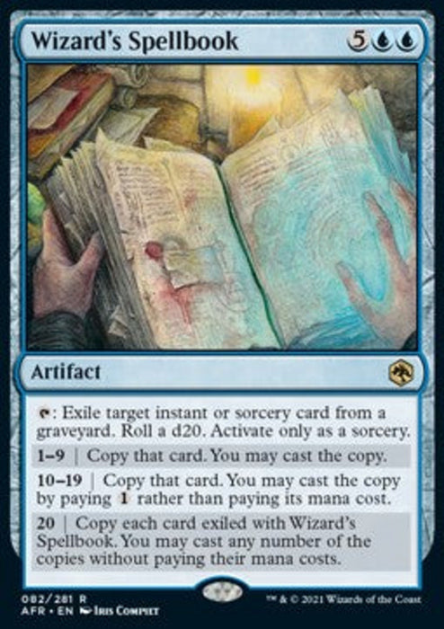 Wizard's Spellbook AFR-82 Rare Englisch