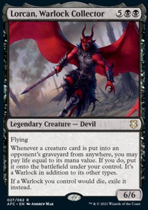 Lorcan, Warlock Collector AFC-27 Rare Deutsch