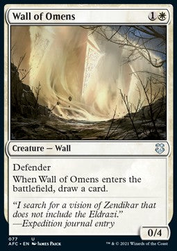 Wall of Omens AFC-77 Uncommon Englisch