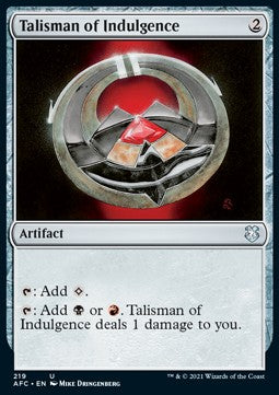 Talisman der Genusssucht AFC-219 Uncommon Deutsch