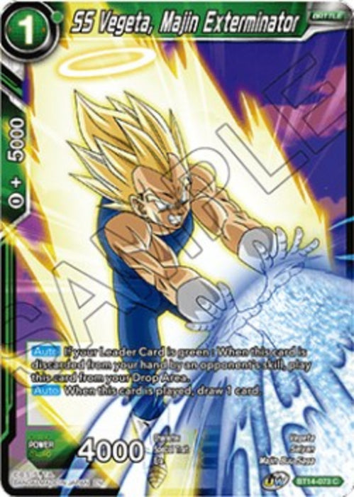 SS Vegeta, Majin Exterminator BT14 Common Englisch