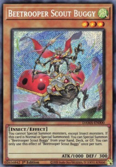 Beetrooper Scout Buggy (V.1) DAMA-EN000 Secret Rare Englisch