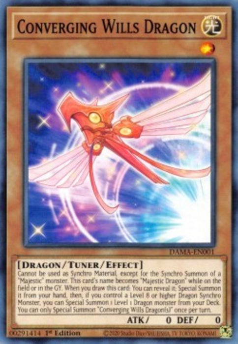 Converging Wills Dragon DAMA-EN001 Common Englisch