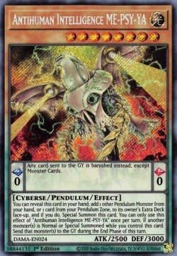 Antihuman Intelligence ME-PSY-YA (V.1) DAMA-EN024 Secret Rare Englisch