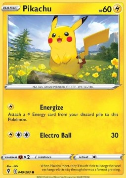 Pikachu EVS-049 Common Englisch