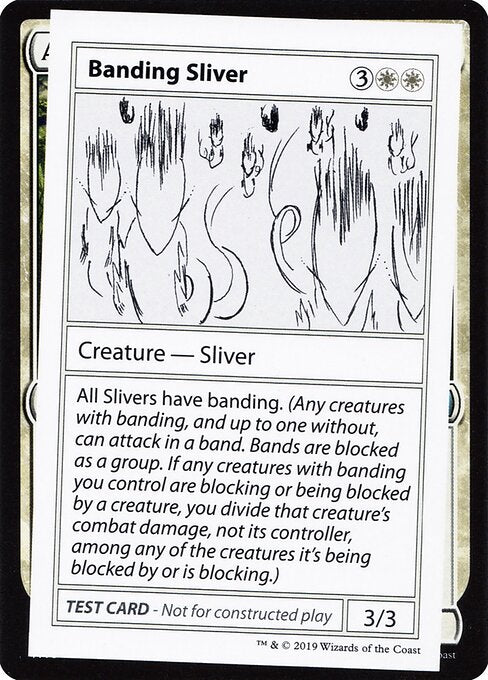 Magic: Banding Sliver