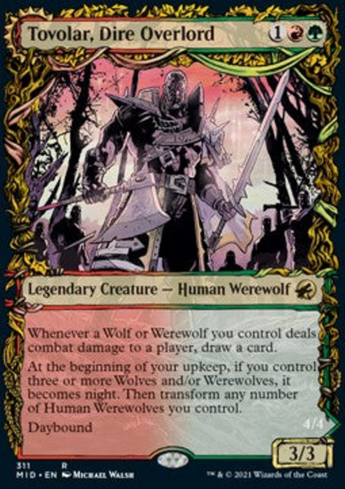 Tovolar, Dire Overlord // Tovolar, the Midnight Scourge XMID-311 Rare Englisch