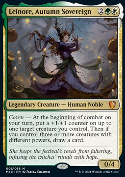 Leinore die Herbstmonarchin (V.1) MIC-1 Mythic Deutsch