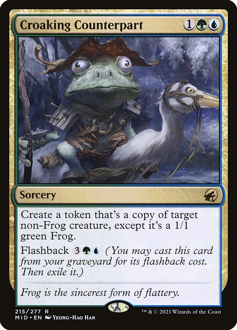 Magic: Croaking Counterpart