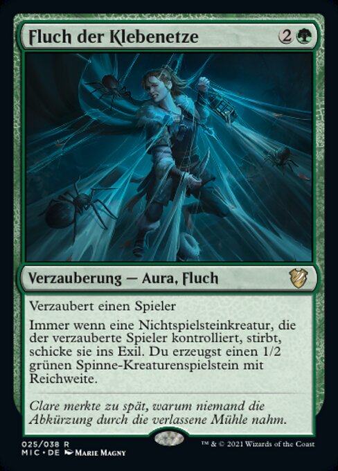 Magic: Curse of Clinging Webs