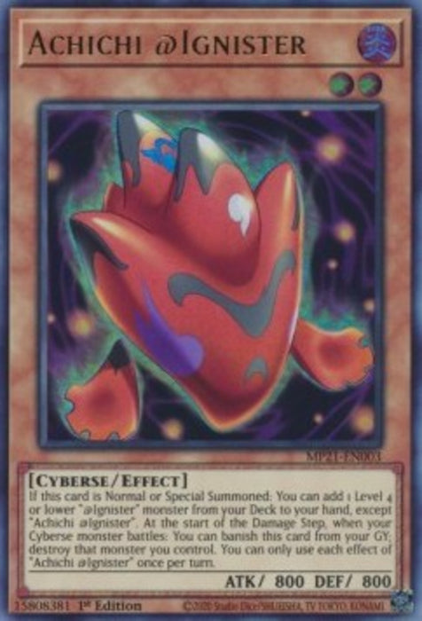 Achichi @Ignister MP21-EN003 Ultra Rare Englisch