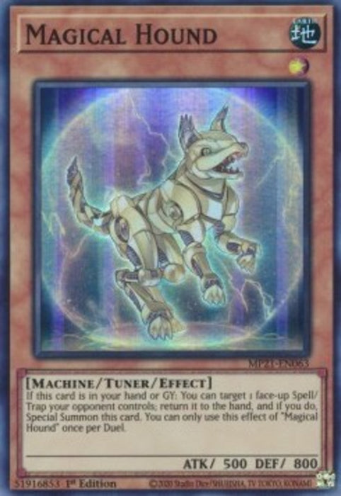 Magical Hound MP21-EN063 Super Rare Englisch