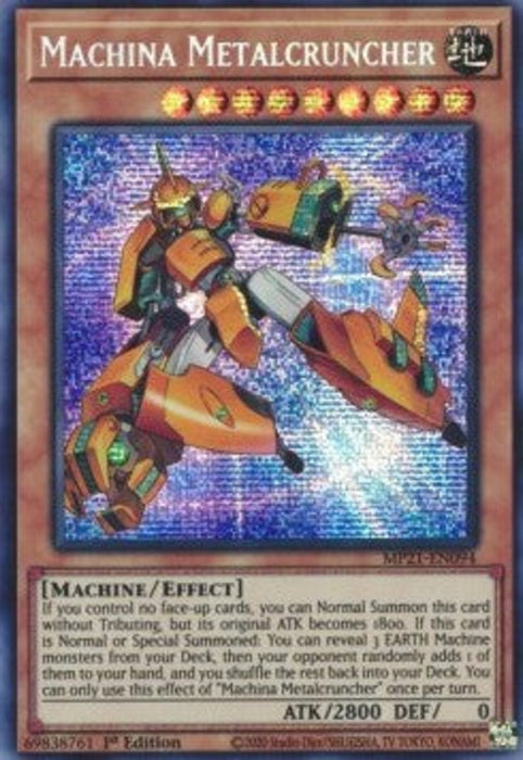 Machina Metalcruncher MP21-EN094 Secret Rare Englisch