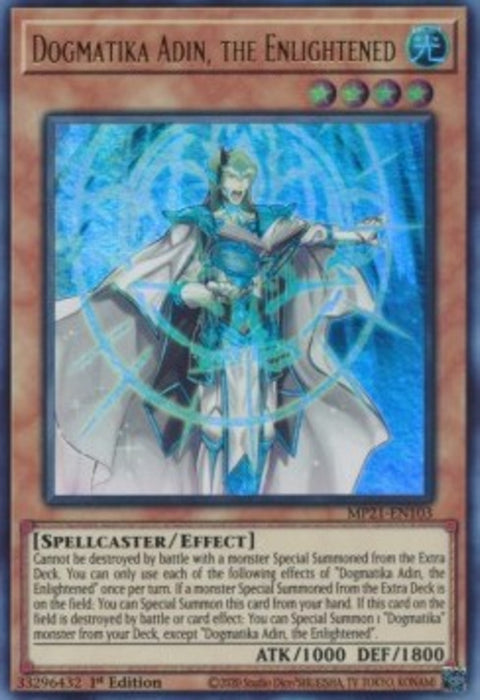 Dogmatika Adin, the Enlightened MP21-EN103 Ultra Rare Englisch