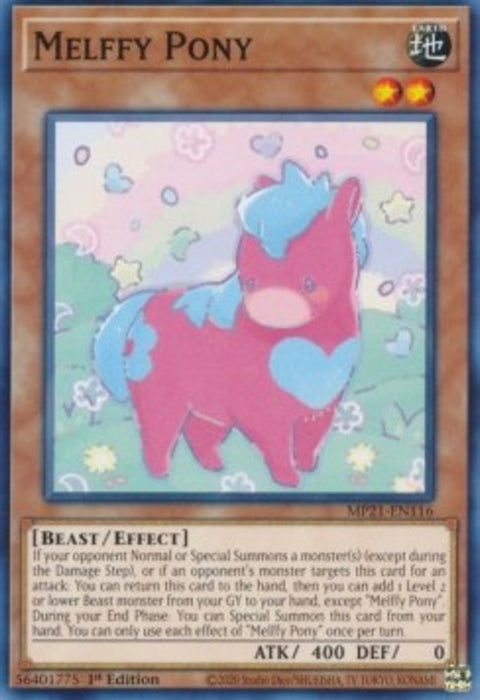 Melffy Pony MP21-EN116 Common Englisch