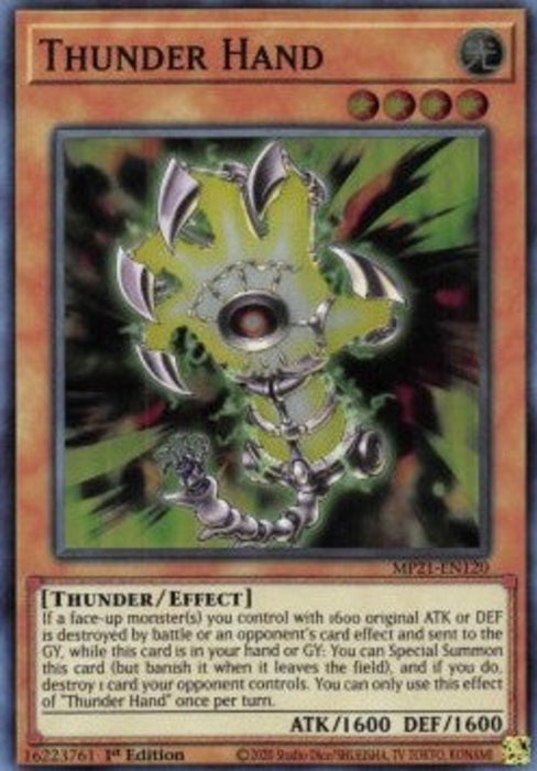 Thunder Hand MP21-EN120 Super Rare Englisch