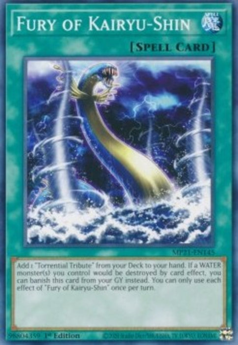 Fury of Kairyu-Shin MP21-EN145 Common Englisch