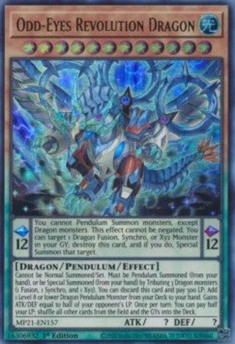 Odd-Eyes Revolution Dragon MP21-EN157 Ultra Rare Englisch