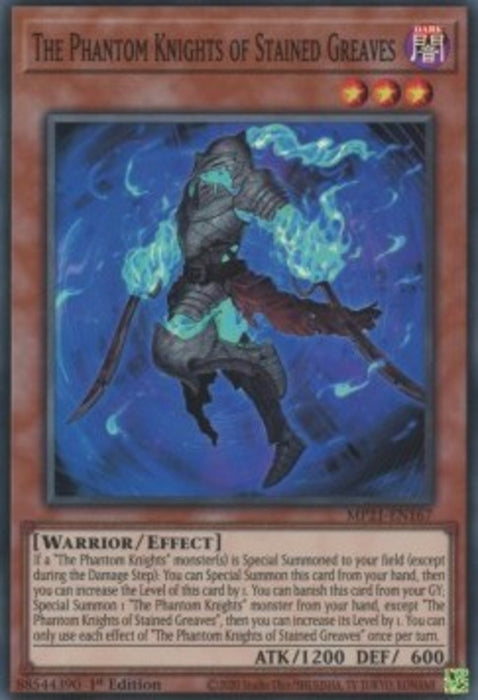 The Phantom Knights of Stained Greaves MP21-EN167 Super Rare Englisch