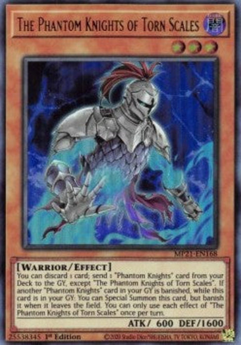 The Phantom Knights of Torn Scales MP21-EN168 Ultra Rare Englisch
