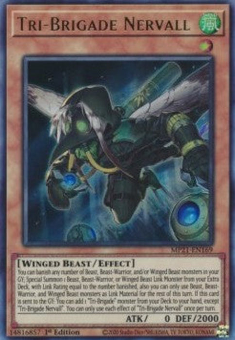 Tri-Brigade Nervall MP21-EN169 Ultra Rare Englisch