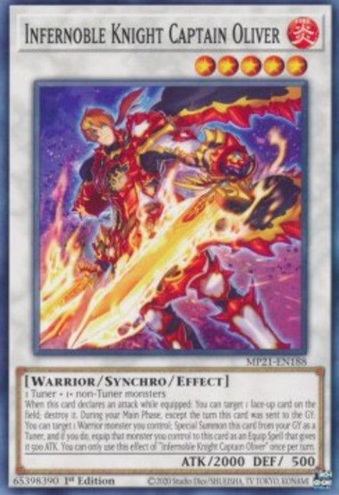 Infernoble Knight Captain Oliver MP21-EN188 Common Englisch